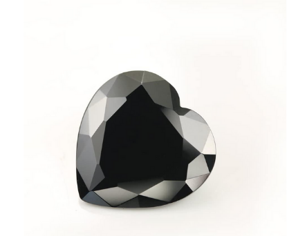Heart Shape Black Diamond 