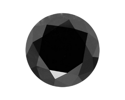 Round Brilliant Cut Shape Black Diamond