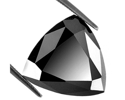 Trillion Cut Shape Black Diamond 