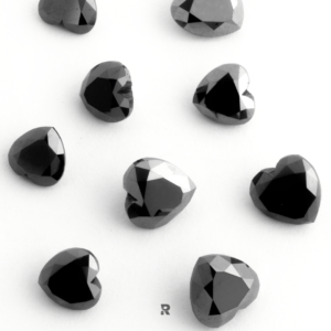 Heart Shape Black Diamond