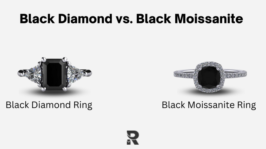 Black Diamond vs Black Moissanite Differences: Solving the Riddle