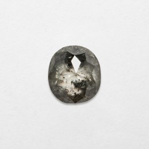 0.60ct Cushion Shape Salt & Pepper Natural Diamond