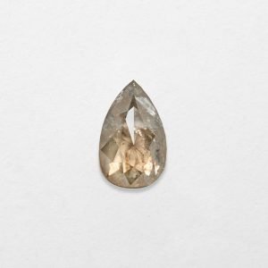 1.03ct Pear shape Salt & Pepper Natural Diamond