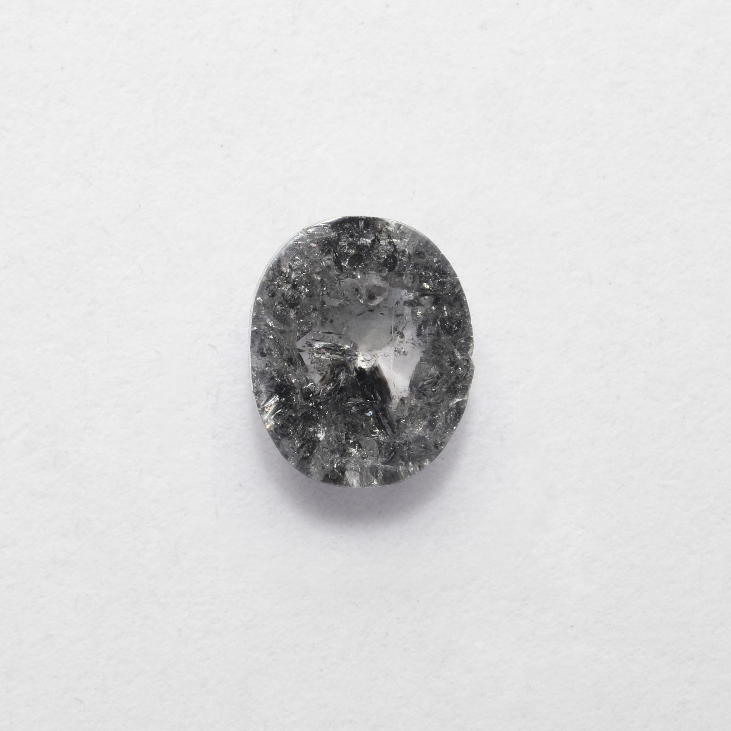 Buy 0.66ct Oval Cut Salt & Pepper Natural Diamond at Best price