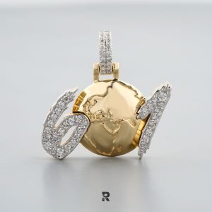 Custom Made '601' Diamond Pendant